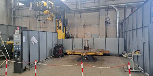 stazione robotizzata impianto robotizzato taglio e saldatura